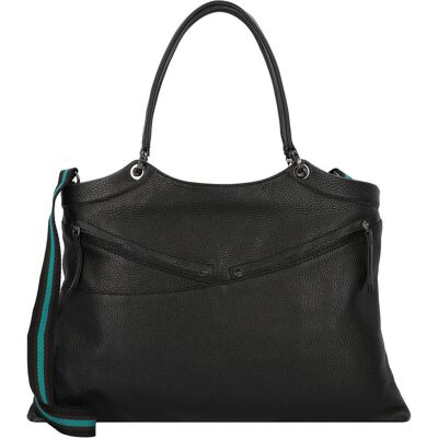 Gabs, Damen, Handtasche, Schultertasche Leder 44 cm, Schwarz Gabs, Damen, Handtasche, Schultertasche Leder 44 cm, Schwarz