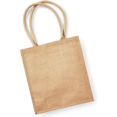 Westford Mill, Unisex, Tasche, Jute Boutique Shopper, Beige, (19 l) Westford Mill, Unisex, Tasche, Jute Boutique Shopper, Beige, (19 l)