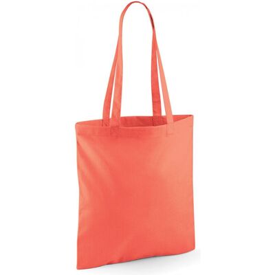 Westford Mill, Unisex, Tasche, Tote Bag mit langen Henkeln, Rot, Rosa, (10 l) Westford Mill, Unisex, Tasche, Tote Bag mit langen Henkeln, Rot, Rosa, (10 l)