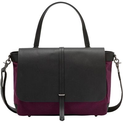 Dudu, Handtasche, Schultertasche Leder 37 cm, Violett Dudu, Handtasche, Schultertasche Leder 37 cm, Violett