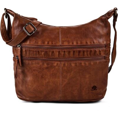 Greenburry, Handtasche, Torro Lavado Umhängetasche Leder 35 cm, Braun Greenburry, Handtasche, Torro Lavado Umhängetasche Leder 35 cm, Braun