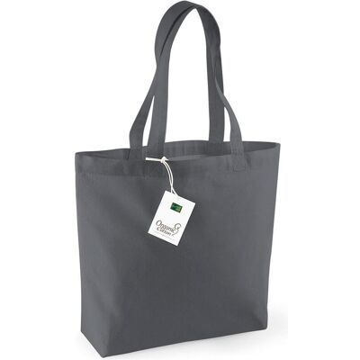 Westford Mill, Unisex, Tasche, Organic Cotton Shopper, Grau, (16 l) Westford Mill, Unisex, Tasche, Organic Cotton Shopper, Grau, (16 l)
