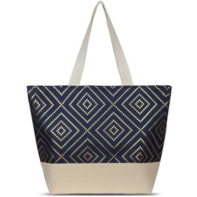 Normani, Unisex, Tasche, Grosse Strandtasche Nika, Blau Normani, Unisex, Tasche, Grosse Strandtasche Nika, Blau