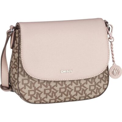 DKNY, Damen, Handtasche, Satteltasche Bryant Logo Saddle Bag, Rosa DKNY, Damen, Handtasche, Satteltasche Bryant Logo Saddle Bag, Rosa