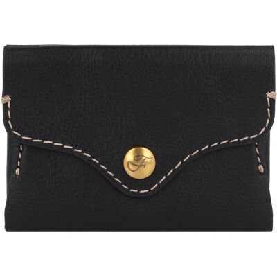 Fossil Damen, Portemonnaie, Heritage Kreditkartenetui Leder 10 cm, Schwarz Fossil Damen, Portemonnaie, Heritage Kreditkartenetui Leder 10 cm, Schwarz