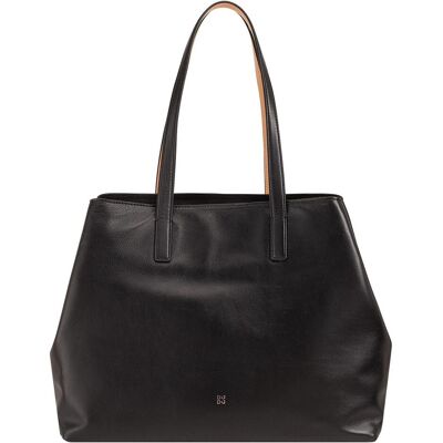 Dudu, Damen, Tasche, Pauline Shopper Tasche Leder 36 cm, Schwarz, (20 l) Dudu, Damen, Tasche, Pauline Shopper Tasche Leder 36 cm, Schwarz, (20 l)