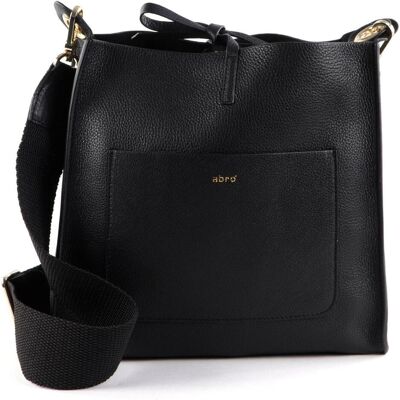 Abro, Damen, Handtasche, Leather Dalia Crossbody Bag Raquel, Schwarz Abro, Damen, Handtasche, Leather Dalia Crossbody Bag Raquel, Schwarz