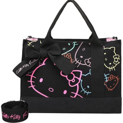 Fritzi aus Preußen, Damen, Handtasche, Hello Kitty fritzi Tote Bag Shopper Tasche 38 cm, Mehrfarbig, Schwarz Fritzi aus Preußen, Damen, Handtasche, Hello Kitty fritzi Tote Bag Shopper Tasche 38 cm, Mehrfarbig, Schwarz