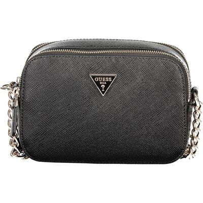 Guess Damen, Handtasche, Noelle II Umhängetasche 20 cm, Schwarz Guess Damen, Handtasche, Noelle II Umhängetasche 20 cm, Schwarz
