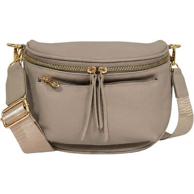 Gallantry, Damen, Bauchtasche, Gürteltasche für Damen Körnung, Braun Gallantry, Damen, Bauchtasche, Gürteltasche für Damen Körnung, Braun