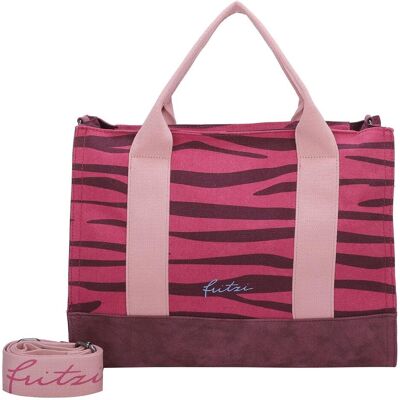 Fritzi aus Preußen, Damen, Tasche, Canvas Handtasche 40 cm, Mehrfarbig, Pink, (15 l) Fritzi aus Preußen, Damen, Tasche, Canvas Handtasche 40 cm, Mehrfarbig, Pink, (15 l)