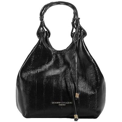 Gianni Chiarini, Damen, Tasche, Hobo Bag DUA, Schwarz Gianni Chiarini, Damen, Tasche, Hobo Bag DUA, Schwarz
