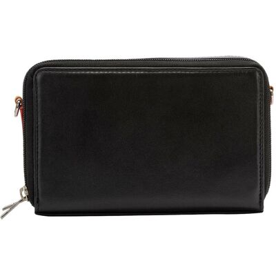 Dudu, Damen, Handtasche, Umhängetasche Leder 19 cm, Schwarz Dudu, Damen, Handtasche, Umhängetasche Leder 19 cm, Schwarz