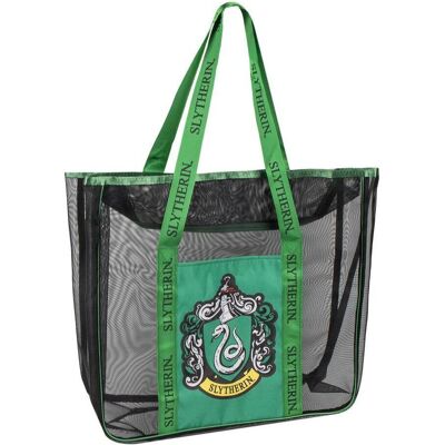Harry Potter, Unisex, Tasche, - Strandtasche Premium Slytherin, dun, Grün Harry Potter, Unisex, Tasche, - Strandtasche Premium Slytherin, dun, Grün