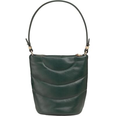 Dudu, Damen, Handtasche, Barbara Schultertasche Leder 21.5 cm, Grün Dudu, Damen, Handtasche, Barbara Schultertasche Leder 21.5 cm, Grün