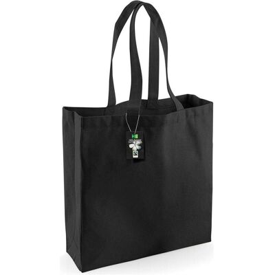 Westford Mill, Unisex, Tasche, Fairtrade Cotton Classic Shopper, Schwarz, (21 l) Westford Mill, Unisex, Tasche, Fairtrade Cotton Classic Shopper, Schwarz, (21 l)