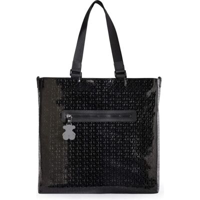 Tous, Damen, Tasche, Lindsay Totes Tas für klassische und gedurfte Outfits, Schwarz Tous, Damen, Tasche, Lindsay Totes Tas für klassische und gedurfte Outfits, Schwarz