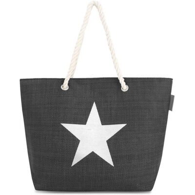 Normani, Unisex, Tasche, Sommer-Umhängetasche, Strandtasche, Schwarz, (17 l) Normani, Unisex, Tasche, Sommer-Umhängetasche, Strandtasche, Schwarz, (17 l)