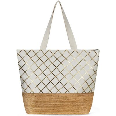 Normani, Unisex, Tasche, Grosse Strandtasche Kuredu, Weiss Normani, Unisex, Tasche, Grosse Strandtasche Kuredu, Weiss