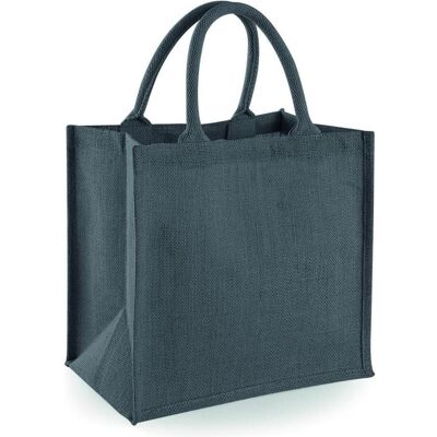 Westford Mill, Unisex, Tasche, Jute Midi Shopper, Grau, (14 l) Westford Mill, Unisex, Tasche, Jute Midi Shopper, Grau, (14 l)