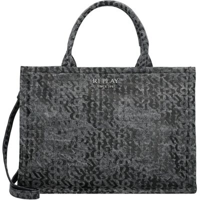 Replay, Damen, Tasche, Shopper Tasche 40 cm, Grau, (11 l) Replay, Damen, Tasche, Shopper Tasche 40 cm, Grau, (11 l)