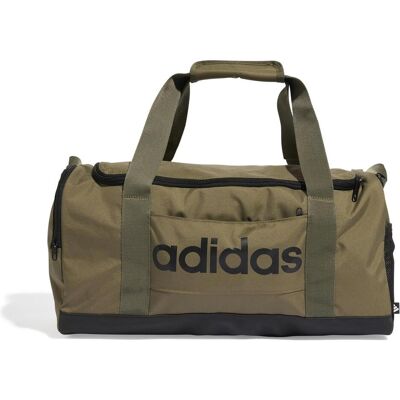 Adidas Unisex, Tasche, Linear Duffel Bag S, Schwarz, Grün, (24 l) Adidas Unisex, Tasche, Linear Duffel Bag S, Schwarz, Grün, (24 l)