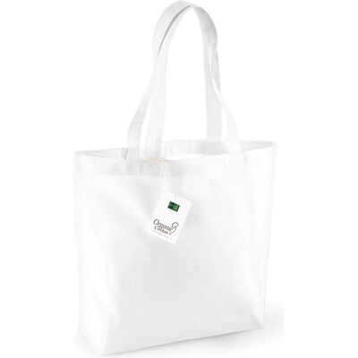 Westford Mill, Unisex, Tasche, Bio-Baumwoll-Shopper, Weiss Westford Mill, Unisex, Tasche, Bio-Baumwoll-Shopper, Weiss