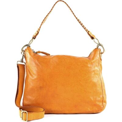 Campomaggi, Damen, Handtasche, Shoulder Bag, Gelb Campomaggi, Damen, Handtasche, Shoulder Bag, Gelb