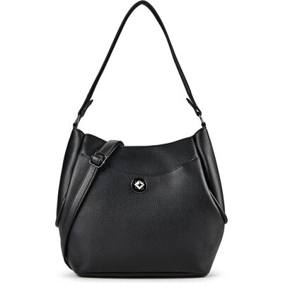 Gabor Damen, Handtasche, Amal Hobo Bag, Schwarz Gabor Damen, Handtasche, Amal Hobo Bag, Schwarz