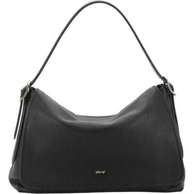 Abro, Damen, Handtasche, Leather Agave Shoulder Bag Carina, Gold, Schwarz Abro, Damen, Handtasche, Leather Agave Shoulder Bag Carina, Gold, Schwarz
