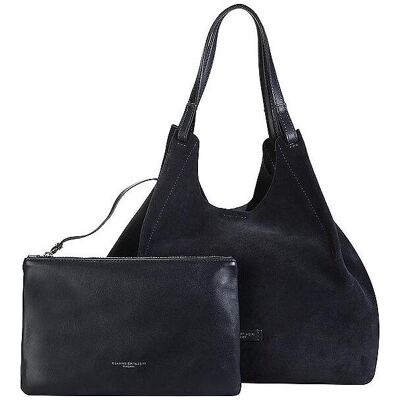 Gianni Chiarini, Damen, Tasche, Hobo Bag DUA SUEDE, Blau Gianni Chiarini, Damen, Tasche, Hobo Bag DUA SUEDE, Blau