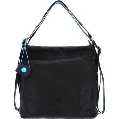 Gabs, Damen, Handtasche, Aissa Schultertasche Leder 31 cm, Schwarz Gabs, Damen, Handtasche, Aissa Schultertasche Leder 31 cm, Schwarz