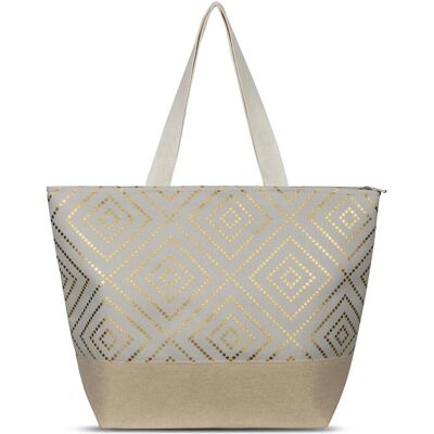 Normani, Unisex, Tasche, Grosse Strandtasche Nika, Weiss Normani, Unisex, Tasche, Grosse Strandtasche Nika, Weiss