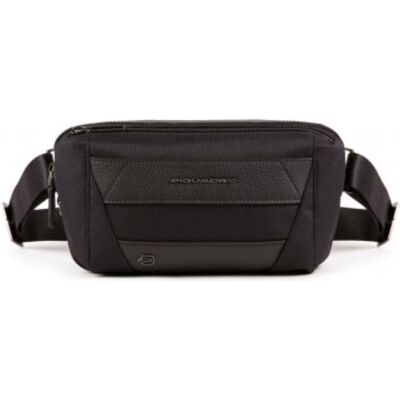 Piquadro, Herren, Bauchtasche, Trakai, Leather Fanny Pack, Black, 27 x 14.5 x 7.5 cm, For Men, Schwarz Piquadro, Herren, Bauchtasche, Trakai, Leather Fanny Pack, Black, 27 x 14.5 x 7.5 cm, For Men, Schwarz