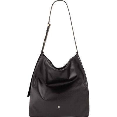 Dudu, Damen, Handtasche, Up Schultertasche Leder 32 cm, Schwarz Dudu, Damen, Handtasche, Up Schultertasche Leder 32 cm, Schwarz