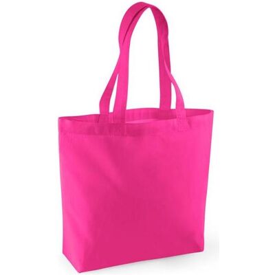 Westford Mill, Damen, Tasche, Handtasche Bio-Baumwolle Shopping, Pink, (16 l) Westford Mill, Damen, Tasche, Handtasche Bio-Baumwolle Shopping, Pink, (16 l)