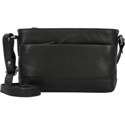 Greenburry, Damen, Handtasche, Fiorentina Umhängetasche Leder 22.5 cm, Schwarz Greenburry, Damen, Handtasche, Fiorentina Umhängetasche Leder 22.5 cm, Schwarz
