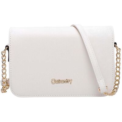 Gallantry, Damen, Handtasche, Damen Umhängetasche Lisa genarbt, Beige Gallantry, Damen, Handtasche, Damen Umhängetasche Lisa genarbt, Beige
