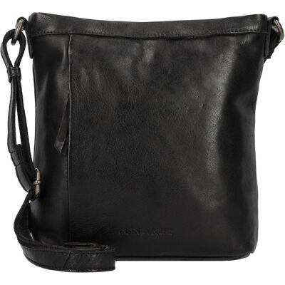 Greenburry, Damen, Handtasche, Colombiana Umhängetasche Leder 25 cm, Schwarz Greenburry, Damen, Handtasche, Colombiana Umhängetasche Leder 25 cm, Schwarz