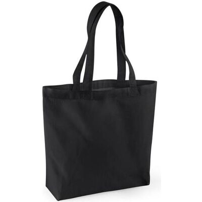 Westford Mill, Damen, Tasche, Handtasche Bio-Baumwolle Shopping, Schwarz, (16 l) Westford Mill, Damen, Tasche, Handtasche Bio-Baumwolle Shopping, Schwarz, (16 l)