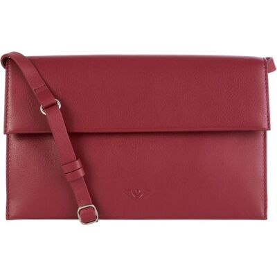 Voi, Damen, Handtasche, Soft Leila Clutch Tasche Leder 23 cm, Rot Voi, Damen, Handtasche, Soft Leila Clutch Tasche Leder 23 cm, Rot