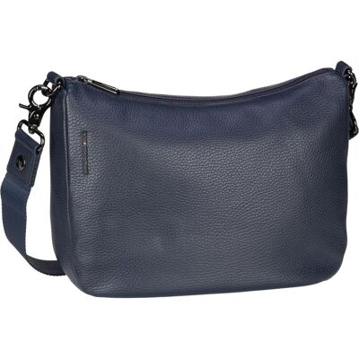 Mandarina Duck, Damen, Handtasche, Umhängetasche Mellow Leather Hobo FZT79, Blau Mandarina Duck, Damen, Handtasche, Umhängetasche Mellow Leather Hobo FZT79, Blau