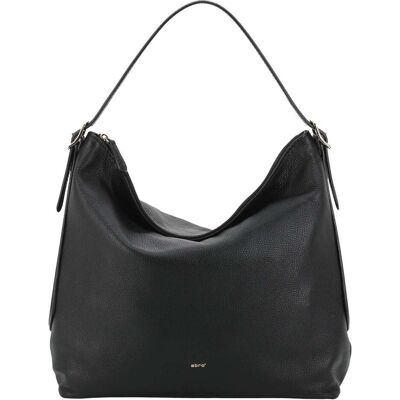 Abro, Damen, Handtasche, Leather Agave Hobo Bag Carina, Gold, Schwarz Abro, Damen, Handtasche, Leather Agave Hobo Bag Carina, Gold, Schwarz