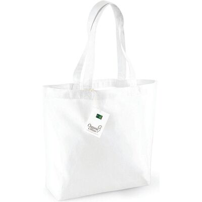 Westford Mill, Unisex, Tasche, Organic Cotton Shopper, Pink, Mehrfarbig, Weiss, (16 l) Westford Mill, Unisex, Tasche, Organic Cotton Shopper, Pink, Mehrfarbig, Weiss, (16 l)
