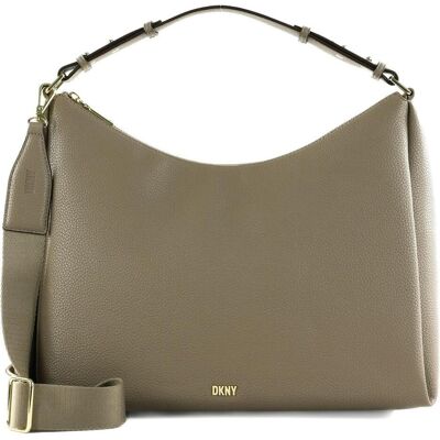 DKNY, Damen, Handtasche, Borsa Hobo Hailey Conv, Beige DKNY, Damen, Handtasche, Borsa Hobo Hailey Conv, Beige