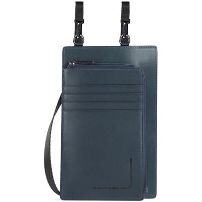 Piquadro, Herren, Handtasche, Tasche, Leather Crossbody Bag, Blue, 11.5 x 19 x 2 cm, For Men, Blau Piquadro, Herren, Handtasche, Tasche, Leather Crossbody Bag, Blue, 11.5 x 19 x 2 cm, For Men, Blau