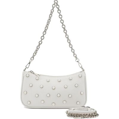 Seidenfelt, Damen, Handtasche, Tydal Mini Bag Schultertasche 16 cm, Weiss Seidenfelt, Damen, Handtasche, Tydal Mini Bag Schultertasche 16 cm, Weiss