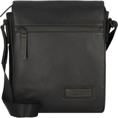 Jost, Herren, Handtasche, Umhängetasche Stockholm Shoulder Bag Flap S, Schwarz Jost, Herren, Handtasche, Umhängetasche Stockholm Shoulder Bag Flap S, Schwarz