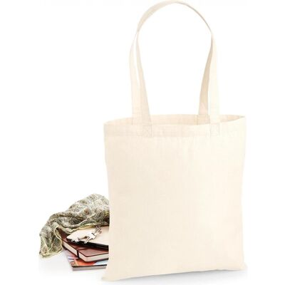Westford Mill, Tasche, Tote bag Premium-Baumwolle, Beige, (10 l) Westford Mill, Tasche, Tote bag Premium-Baumwolle, Beige, (10 l)