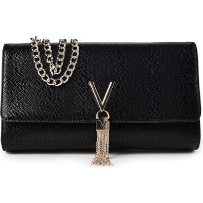 Valentino, Damen, Handtasche, Umhängetasche Divina - Schwarz und Gold, Gold, Schwarz Valentino, Damen, Handtasche, Umhängetasche Divina - Schwarz und Gold, Gold, Schwarz